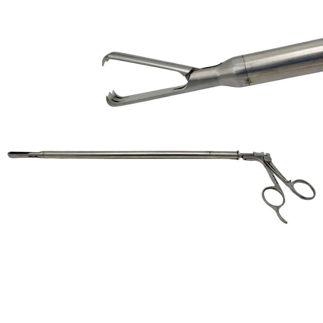 Cabot Medical 004275-901 Laparoscopic Grasping Forceps 8mm 2 x 3 Teeth 16" Cabot Medical