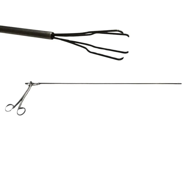 Pilling 506152 ENT Gordon Bead Straight Grasping Forceps 19 5/8" Pilling