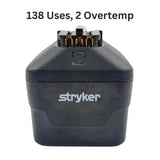 Stryker 8215-000-000 System 8 Large Battery Pack w/ Over Temp History 138 Uses Stryker