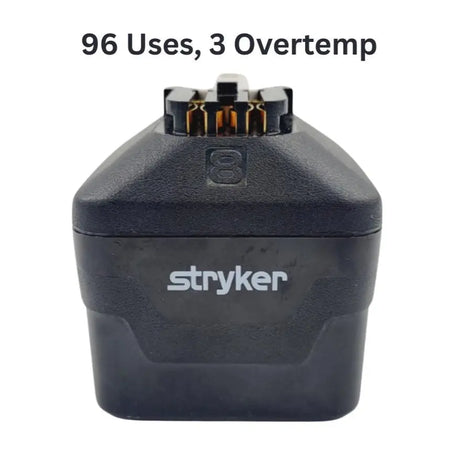 Stryker 8215-000-000 System 8 Large Battery Pack w/ Over Temp History 96 Uses Stryker