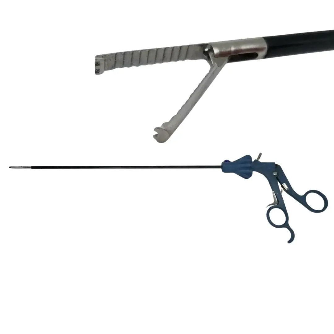Retraction Laparoscopic Forceps Double Action Insulated Shaft 19" Unbranded