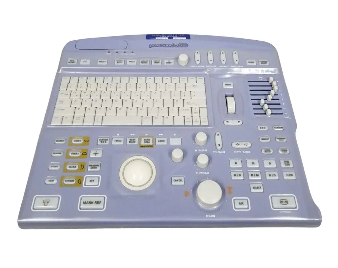 Aloka SSD-a5 Ultrasound Prosound Keyboard ALPHAV 5 SV S/N: M01742 Aloka