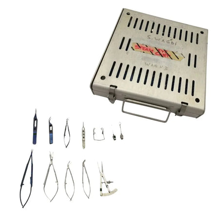 Ophthalmic 12pc Surgical Set w/ Case Unbranded