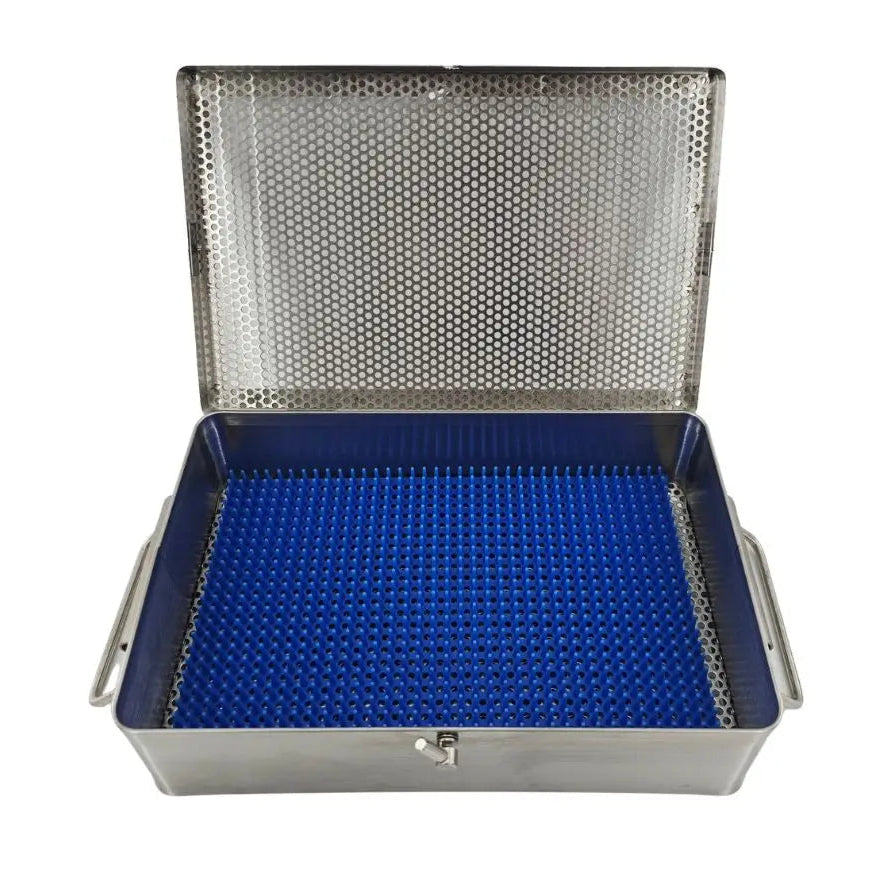 Instrument Sterilization Case w/ Lock 10-1/2" x 7" x 2-1/2" Primis Medical