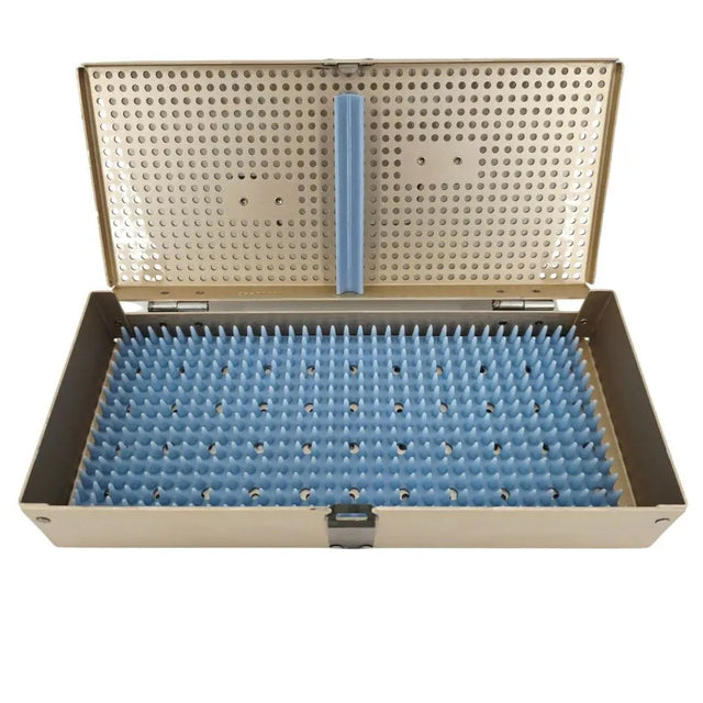 Instrument Sterilization Case w/ Handle 10-5/8" x 4-3/4" x 2" Primis Medical