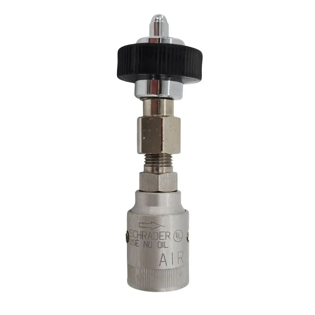 Schrader Air/ Nitrogen Gas Coupler Female Hand Tight 5" Primis Medical