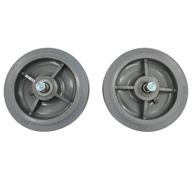 GE AMX-4 Two Front Casters Extra Soft 8" x 2" Set of 2 Primis Medical