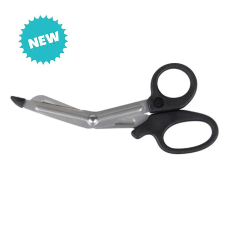 McKesson 321BKMM Medicut Trauma Shears Black Blunt Tip Finger Ring Handle 5-1/2" McKesson
