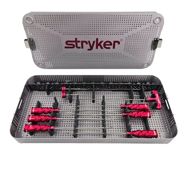 Stryker Iconix Drill Guide Orthopedic Instrument Set w/ Multi-System Tray Primis Medical