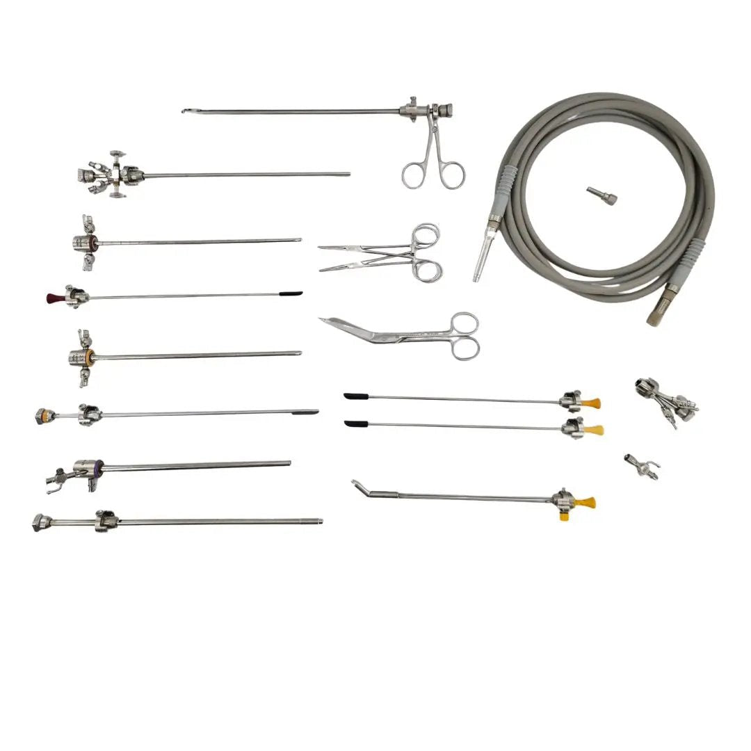 ACMI Circon Gyrus 17-Piece Cystoscope/ Resectoscope Surgical Instrument Set Primis Medical