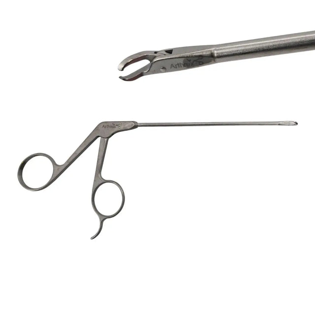 Arthrex AR-12590 Retriever Forceps Ø3.4mm 45° Left Arthroscopy 8-3/4" Arthrex