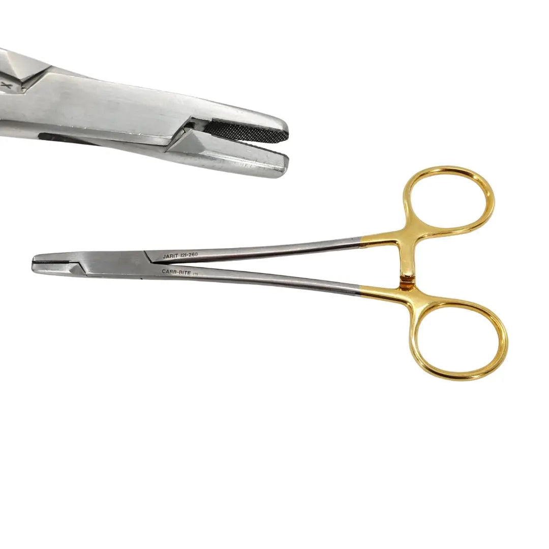 Jarit 121-260 Carb-Bite Berry Sternal Needle Holder/Wire Twister Heavy TC 7-1/4" Primis Medical