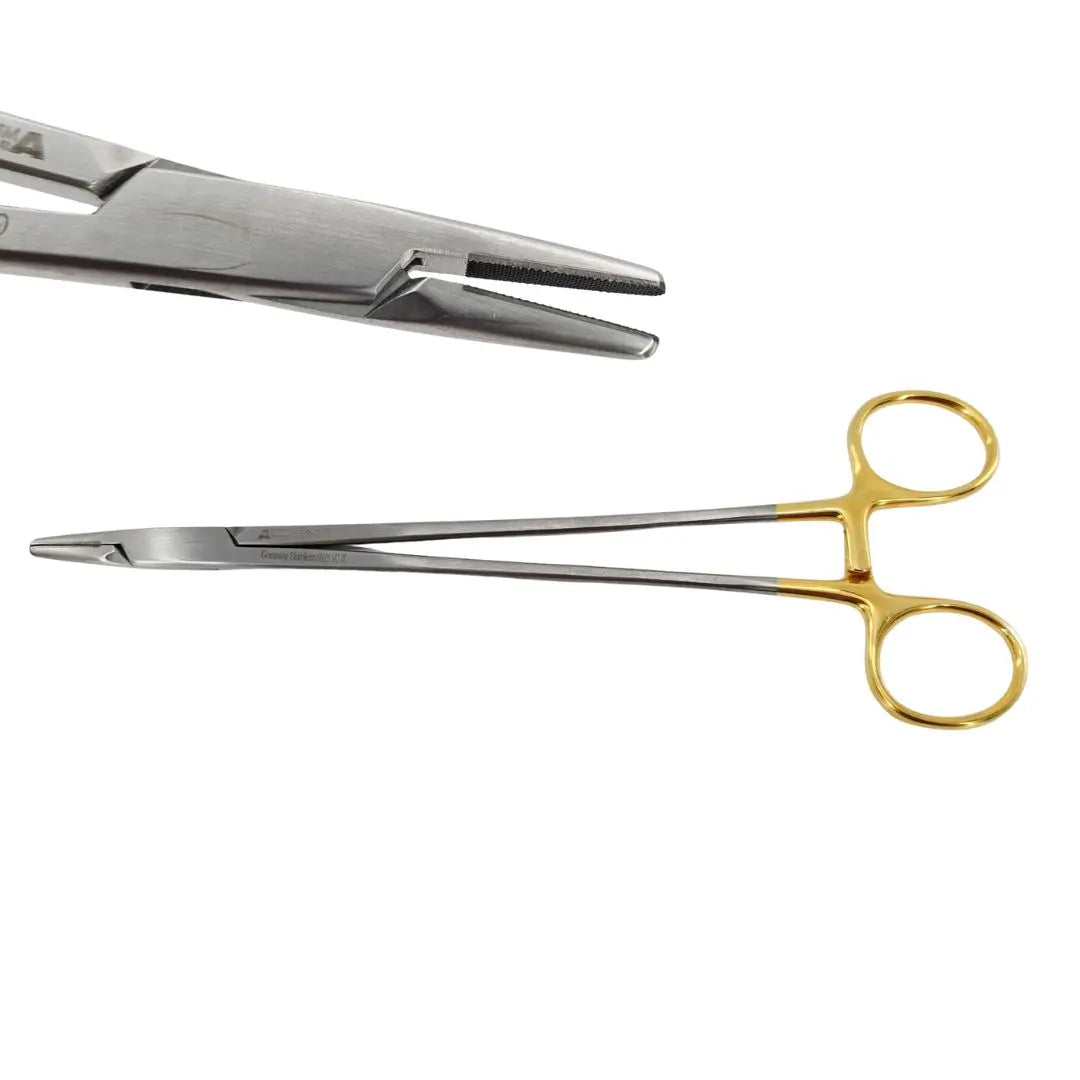 Ambler Surgical 52-241 Mayo-Hegar Needle Holder w/ TC Inserts Straight 9" Primis Medical