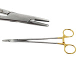 Ambler Surgical 52-241 Mayo-Hegar Needle Holder w/ TC Inserts Straight 9" Primis Medical