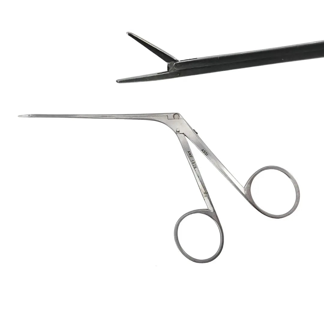 ASSI AWF1828 House Strut Micro Ear Forceps 6mm Smooth Jaw ENT 5-3/8" Primis Medical