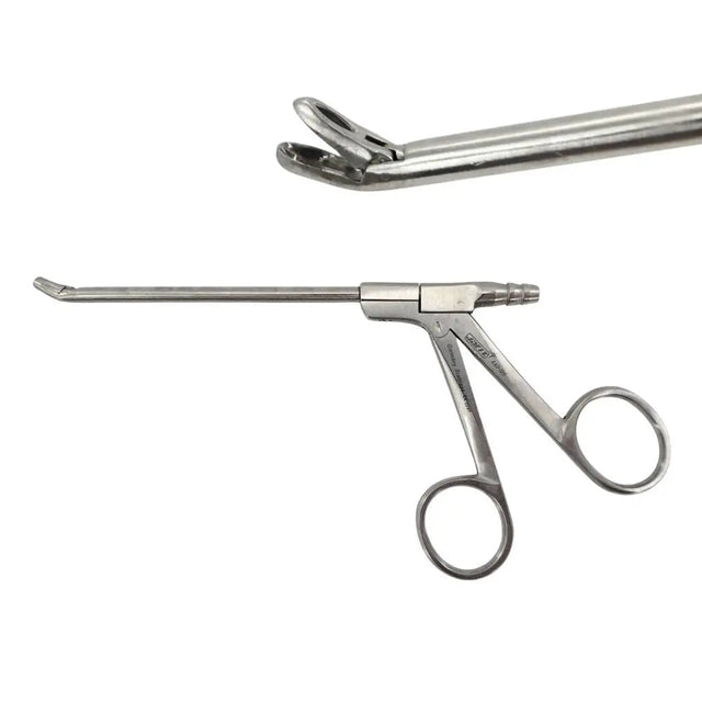 Jarit 440-186 Blakesley Suction Forceps Angled Up Size 1 4mm Jaws ENT 7-3/4" Primis Medical
