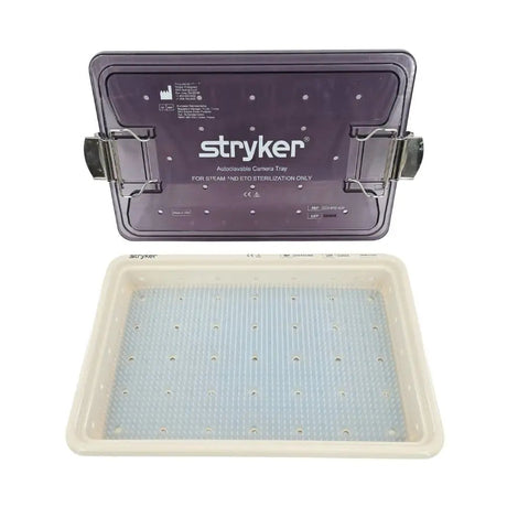 Stryker 233-410-000 Autoclavable Camera Tray Sterilization Case w/ Lid Primis Medical