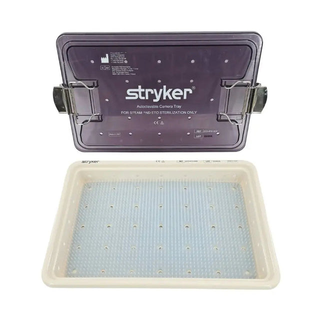 Stryker 233-410-000 Autoclavable Camera Tray Sterilization Case w/ Lid Primis Medical