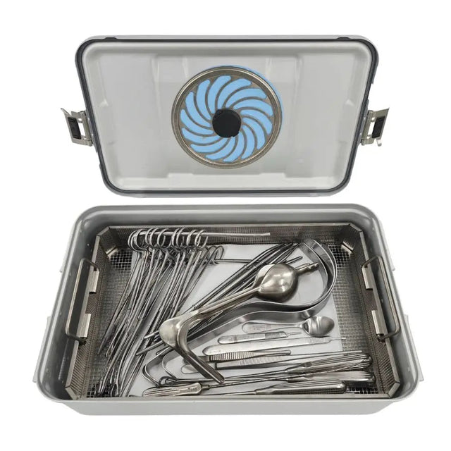 Dilation & Curettage 35-Piece Instrument Set w/ Sterilization Container OB/GYN Primis Medical
