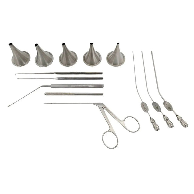 ENT Otology Microsurgical Surgical Instrument Set 13-Piece – Jarit Aesculap Primis Medical