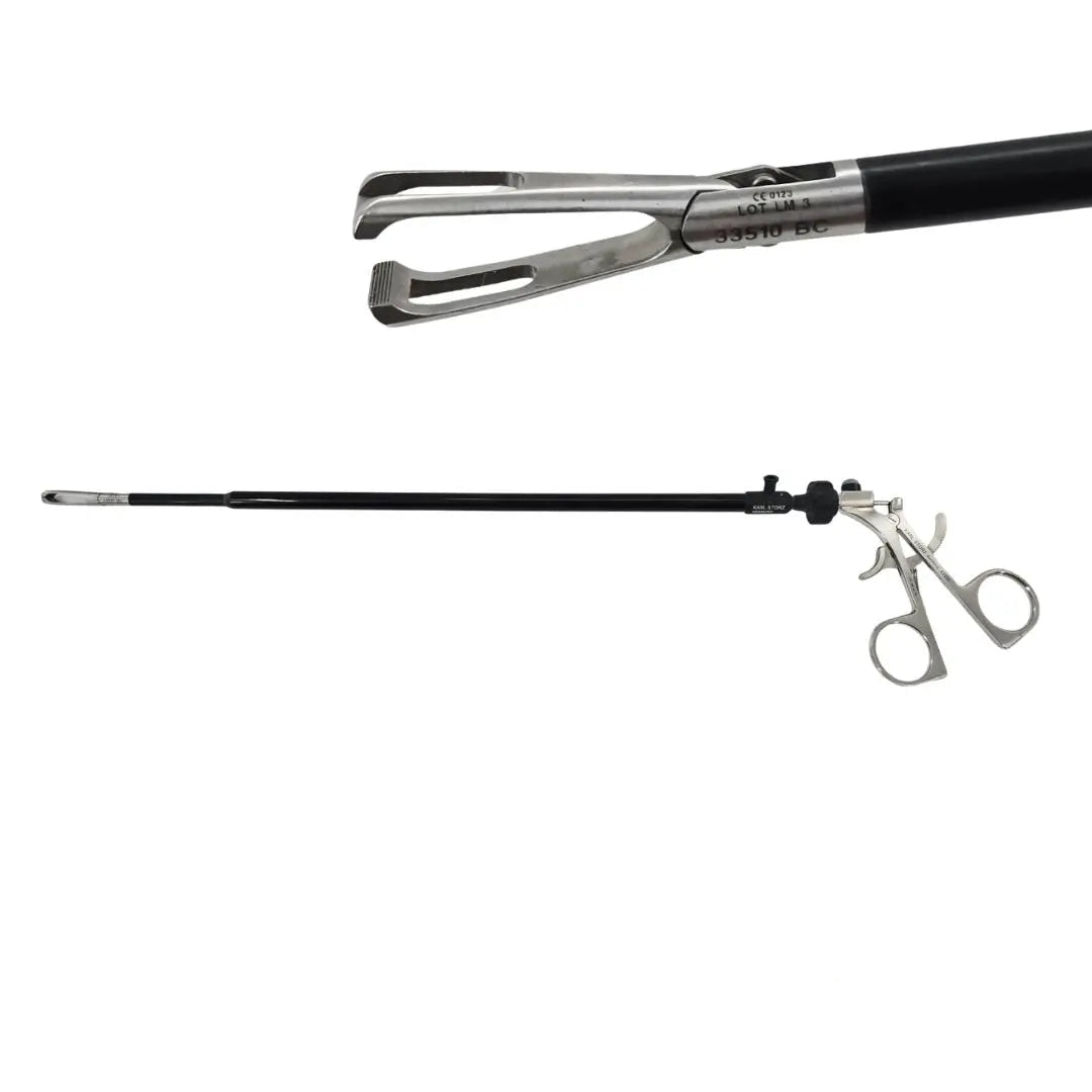 Karl Storz 33510BC CLICKLINE 10mm Babcock Grasping Forceps Insert & 33139 Handle Primis Medical