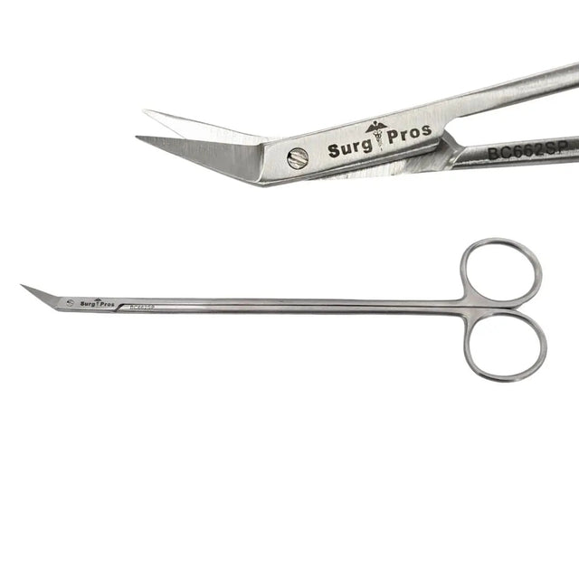 SurgiPros BC662SP Castroviejo Angled Scissors Delicate 7-3/4" Primis Medical
