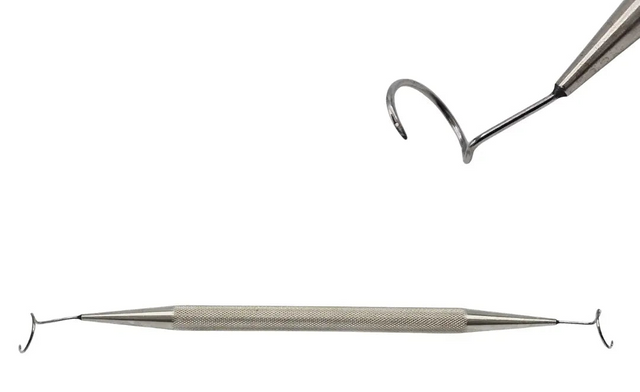 Katena K7-2900 Pigtail Probe with Suture Holes Ophthalmic Surgical Instrument Primis Medical