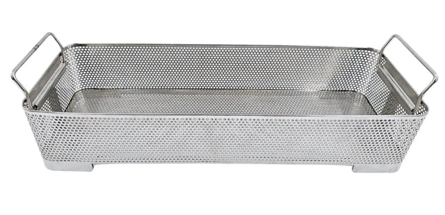 Perforated Surgical Sterilization Basket with Handles 19" x 7" x 4" Unbranded