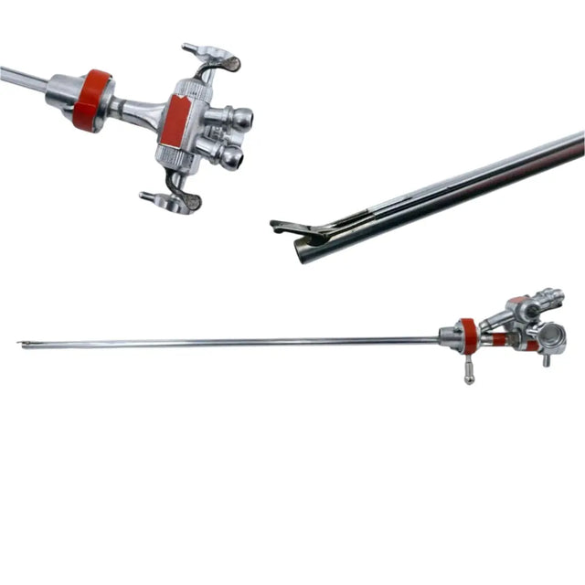 Karl Storz 27026EF Albarran Deflector, Double Channel w/ Dual Stopcocks 12" Karl Storz