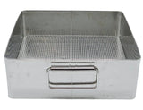 Square Surgical Sterilization Basket with Handles 11" x 10" x 4" Unbranded