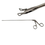 Olympus WT632058 Laryngeal Forceps Straight Serrated Triangular Jaws 12-1/4" Olympus