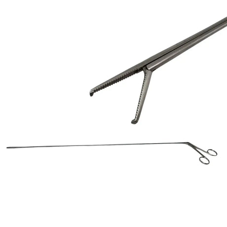 Pilling 50-5456 ENT 4mm Serrated Jackson Rotation Grasping Forceps 26-1/2" Pilling