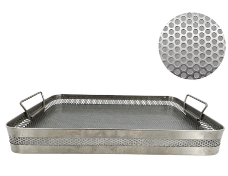 Surgical Sterilization Basket with Handles 16" x 11" X 2" Unbranded