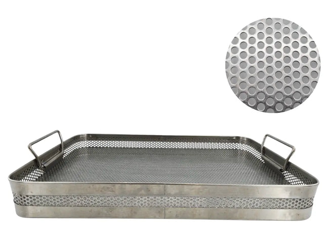 Surgical Sterilization Basket with Handles 16" x 11" X 2" Unbranded