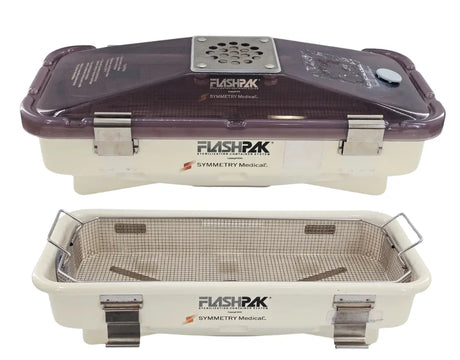 Symmetry Medical 9040 Flashpak Sterilization Container with basket 24 x 11 x 5 Primis Medical