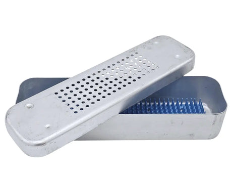 Small Aluminum Endoscope Case with Lid and Liner 10 x 3 x 2 Unbranded