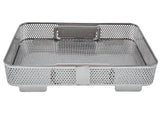 Small Rectangular Stainless Steel Surgical Sterilization Tray 11 x 7 x 2 Unbranded