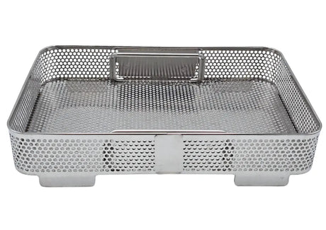 Small Rectangular Stainless Steel Surgical Sterilization Tray 11 x 7 x 2 Unbranded