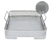 Small Stainless Steel Surgical Sterilization Basket 10.5 x 9 x 2.5 Unbranded