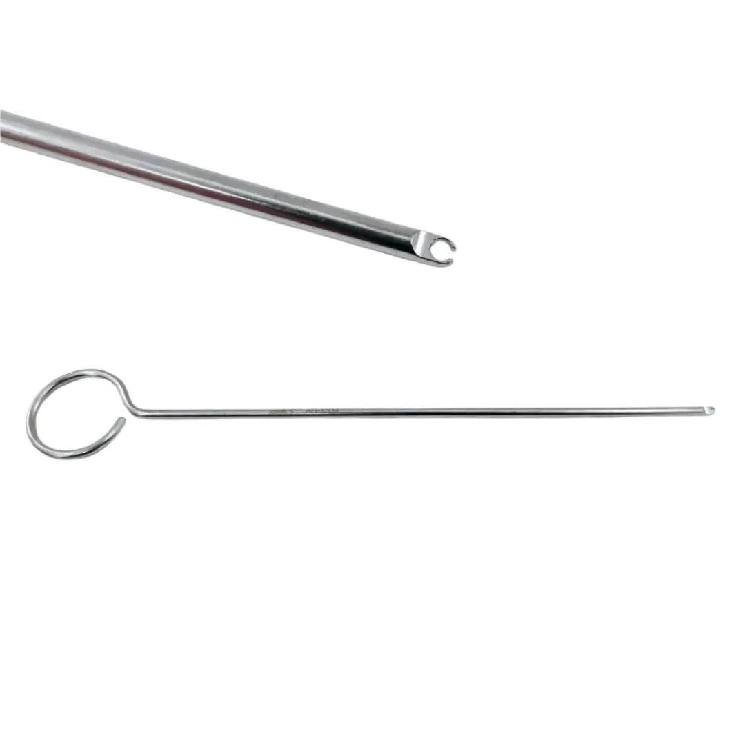Arthrex AR-1304 Slotted Single-Hole Knot Pusher with Thumb Ring 8-1/4" Arthrex