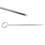 Arthrex AR-1304 Slotted Single-Hole Knot Pusher with Thumb Ring 8-1/4" Arthrex