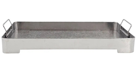 Stainless Steel Surgical Sterilization Tray Basket 20 X 10 X 2 with Handles Primis Medical
