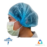 Medline CRI1404A Bouffant Cap 24" UNV Polypropylene Blue 1000CS Medline