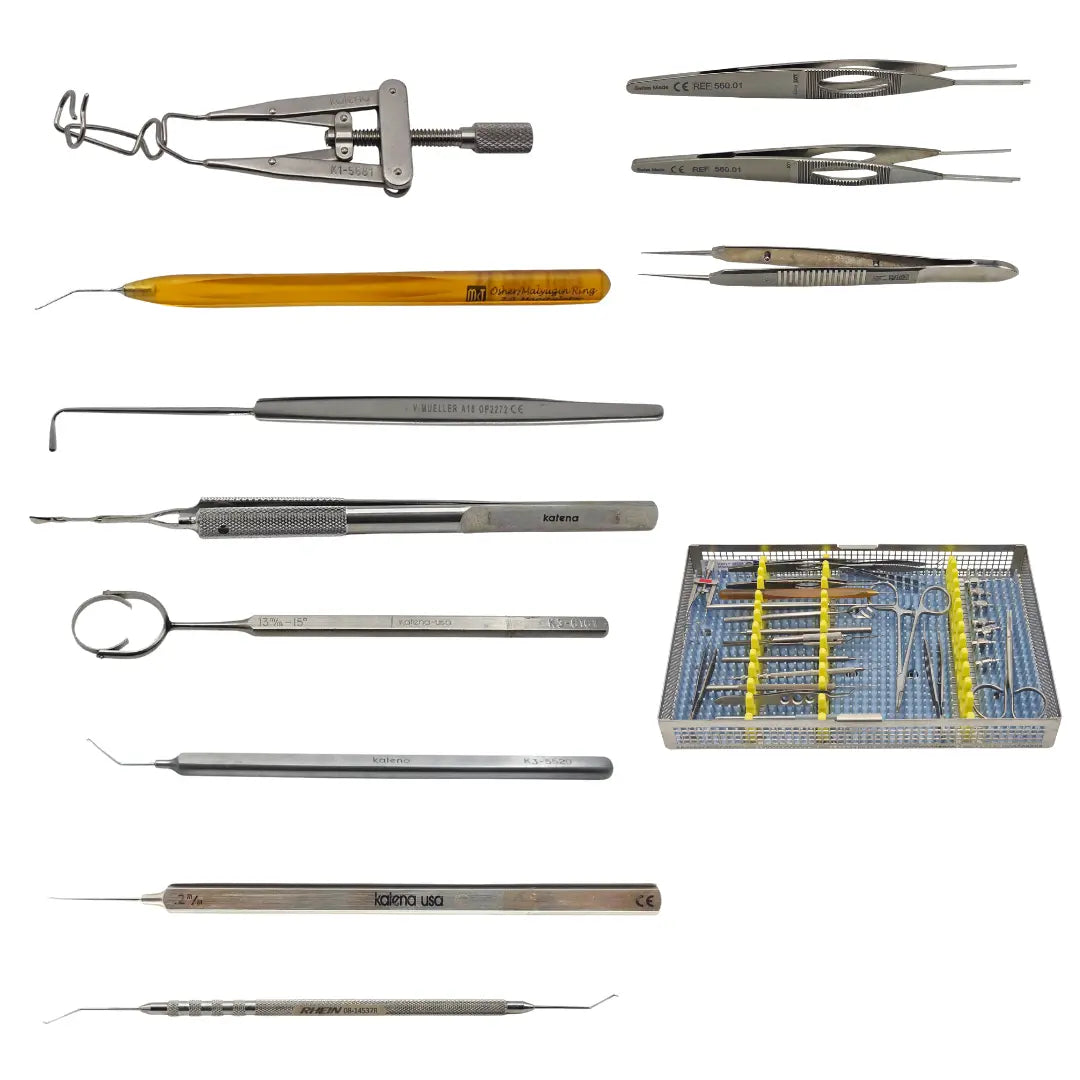 Ophthalmic Surgical Instruments Set 26 Katena, Alcon and more Primis Medical