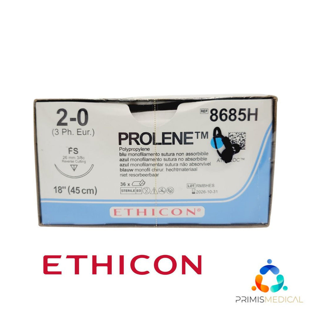 Ethicon 8685H 2-0 PROLENE BLUE 1X18" FS Box of 36