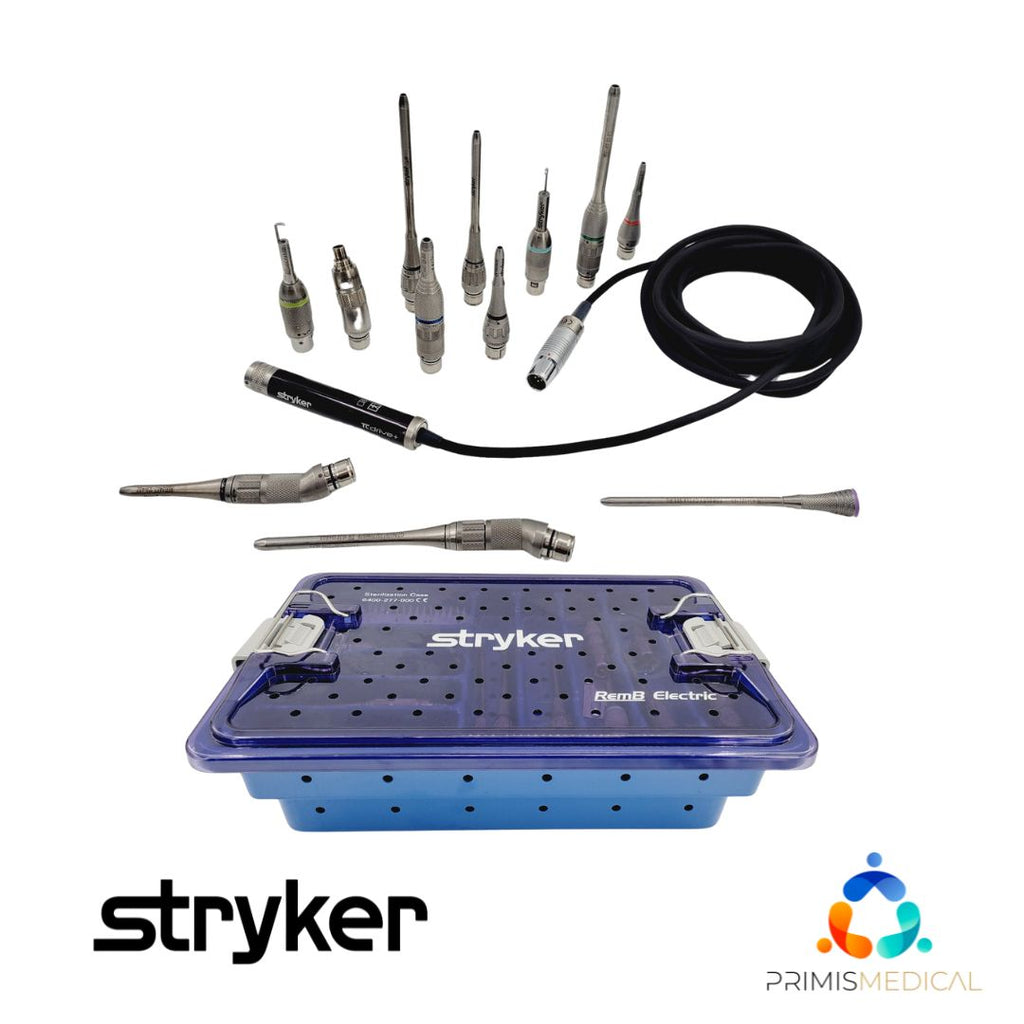 Stryker 5407-300-000 PI Drive Fully Serviced w/ Attachments & Sterilization Case