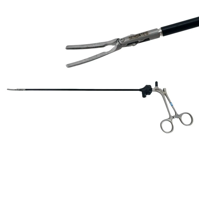 Linvatec 116808 Sensatec 5mm Atraumatic Curved Grasping Forceps 18-1/4" Linvatec