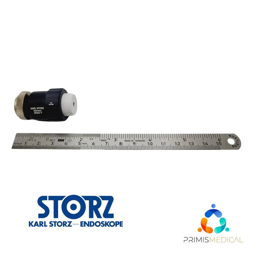 Karl Storz 26034V Laparoscopic Adapter & Leaflet w/ Silicone Valve 1-3/4" Karl Storz