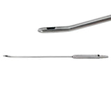 Grams #12 6mm x 28cm Angled Tip Large Handle Liposuction Cannula 16" Grams