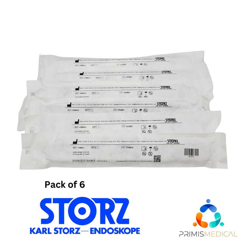 Karl Storz 27069K-S Sachse Straight Cold Knife Pack of 6